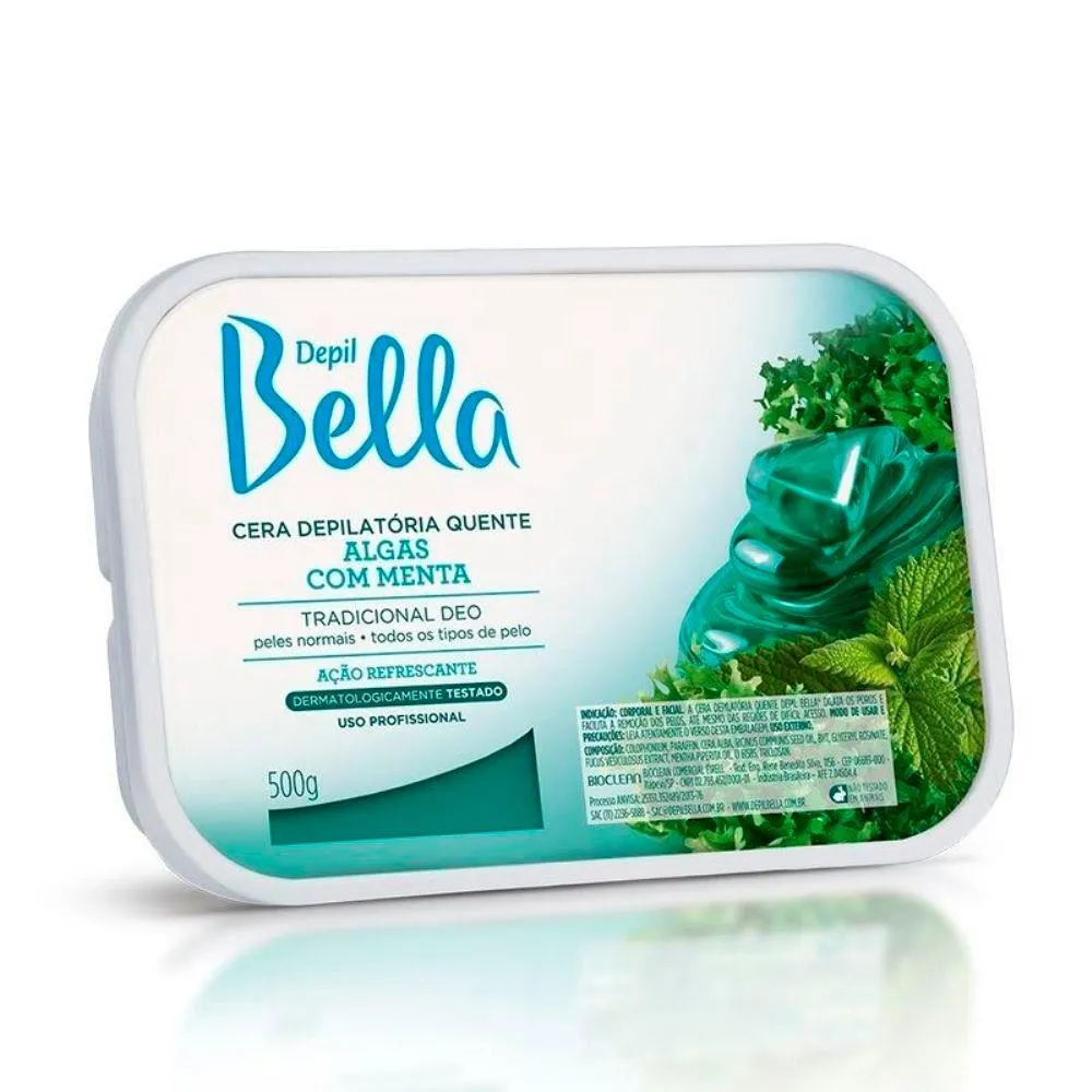 Cera Depilatória Depil Bella Algas 500g — | Farmácia Resyla