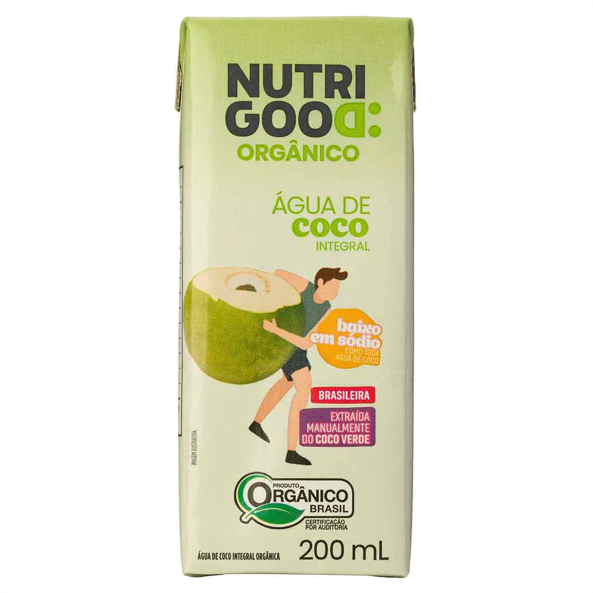 Água de Coco Integral Orgânica Nutrigood 200ml — | Farmácia Resyla
