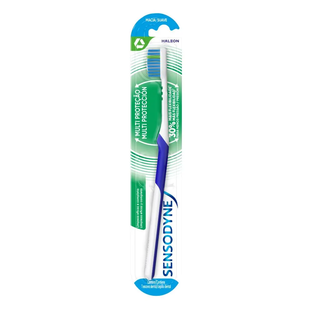 Sensodyne Escova De Dente Com Cerdas Macias Multiproteção Para Dentes Sensíveis — Sensodyne | Farmácia Resyla