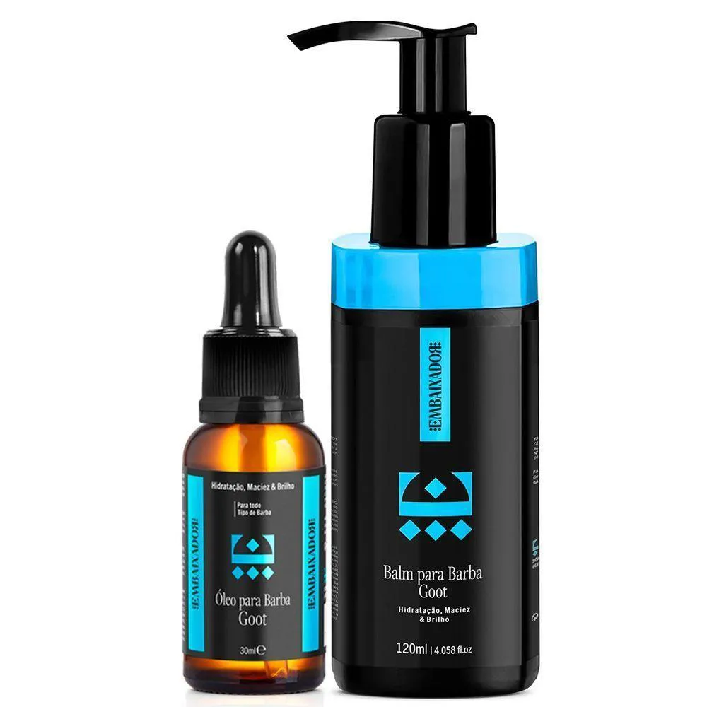 Kit 01 Óleo para Barba Goot + Balm Goot Embaixador 120ml — | Farmácia Resyla