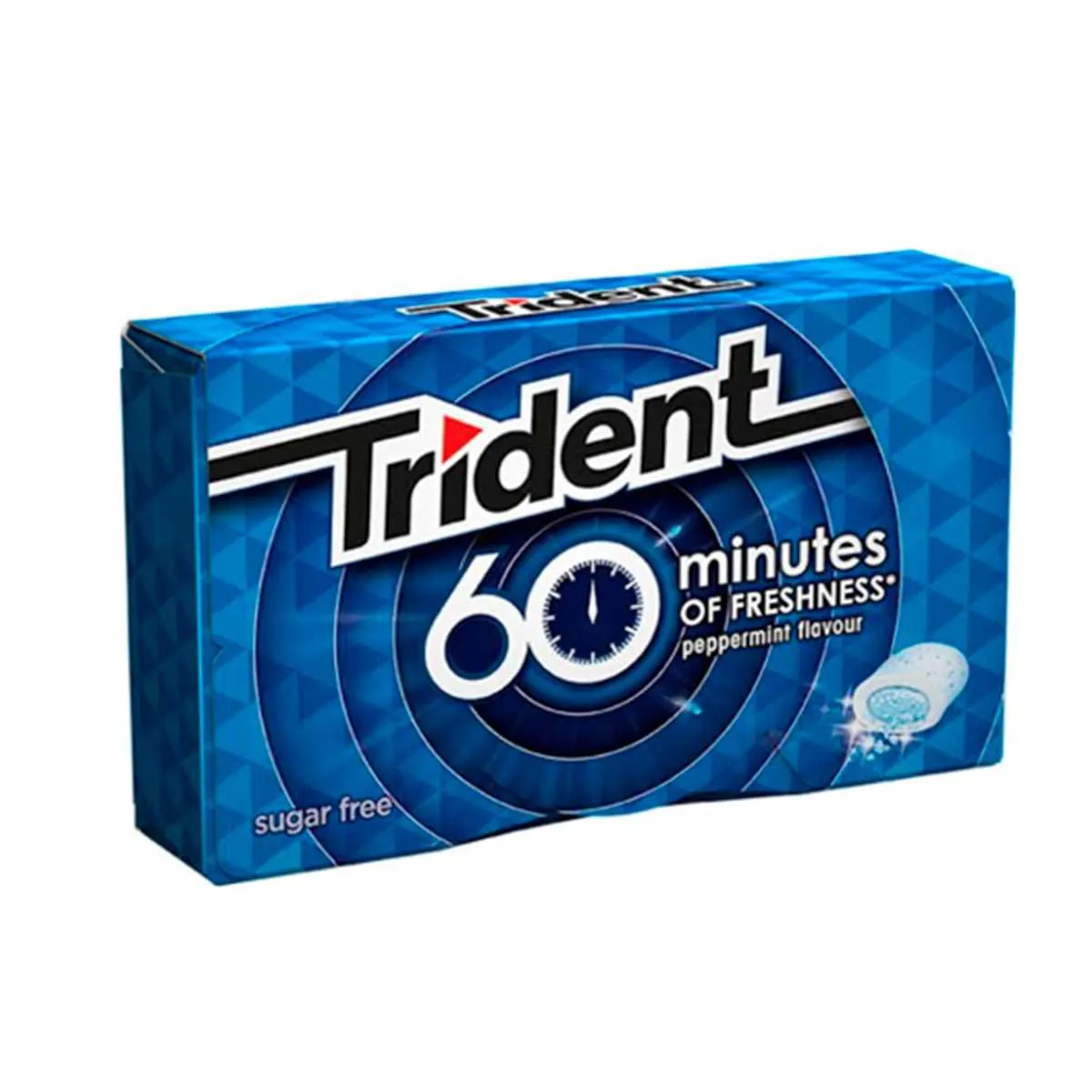 Goma de Mascar Trident 60 Minutos Menta Sem Açúcar 22g — Trident | Farmácia Resyla
