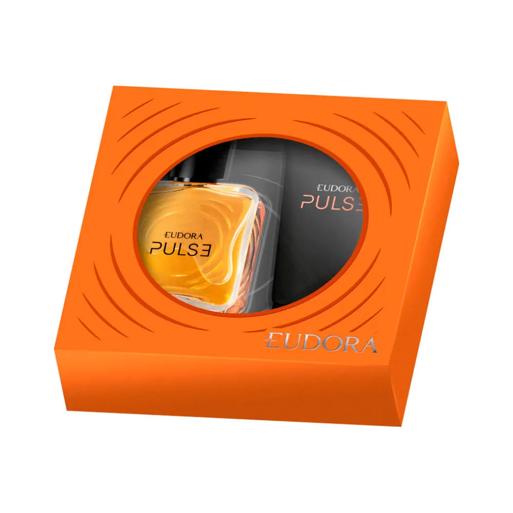 Deo Colonia Masculina Eudora Pulse 100ml+200gr Shower Gel 3 Em 1 — Eudora | Farmácia Resyla