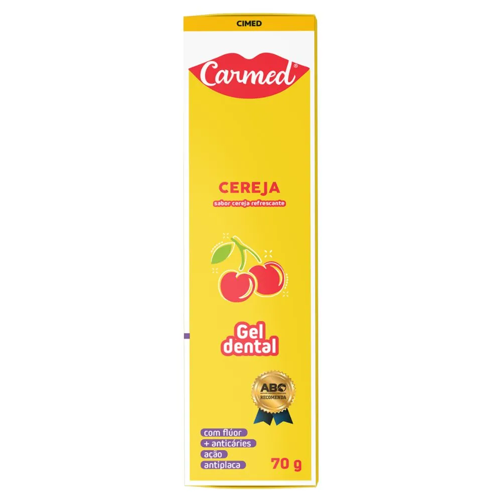 Gel Dental Carmed Cereja 70gr — | Farmácia Resyla