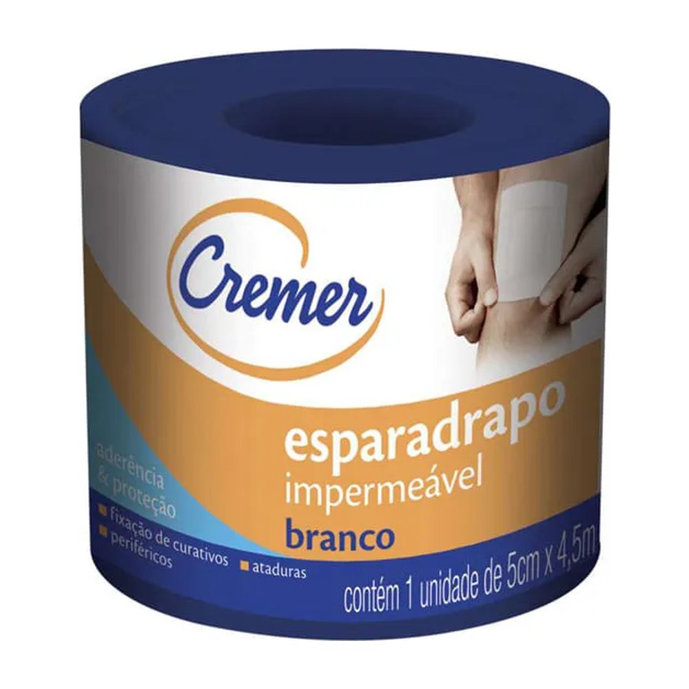 Esparadrapo Cremer 5cmx4,5m Branco — Cremer | Farmácia Resyla