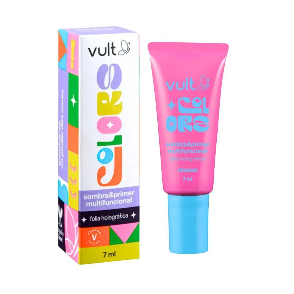 Sombra e Primer Multifuncional Vult Colors Folia Holográfica 7ml — Vult | Farmácia Resyla