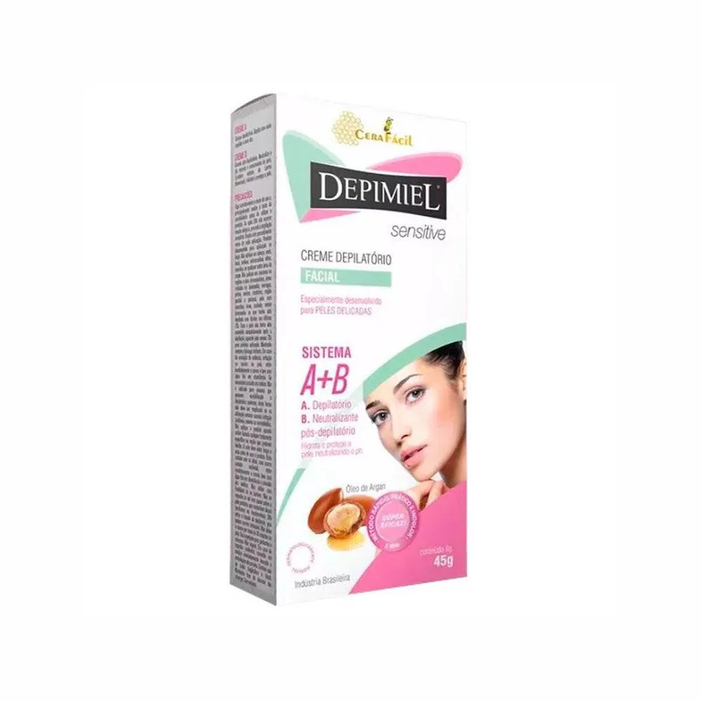 Creme Depilatório Facial Depimiel A+b 45g — | Farmácia Resyla