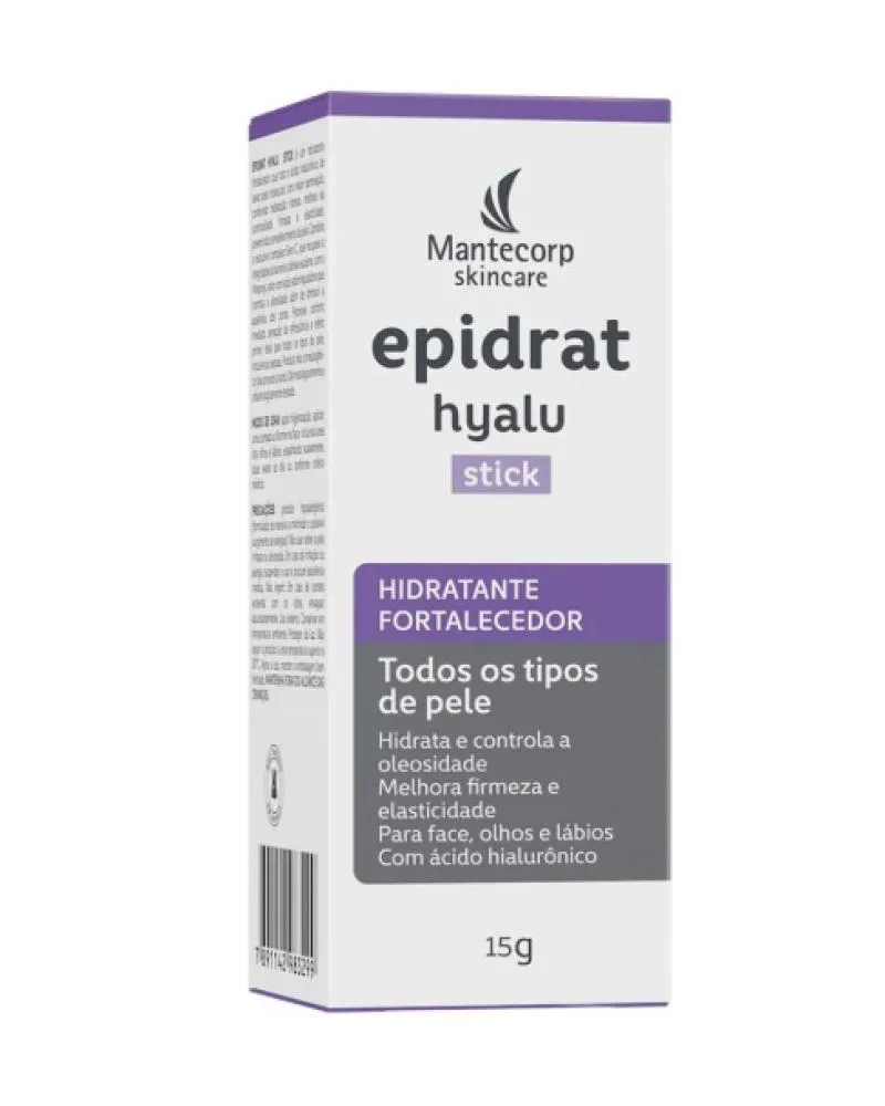 Epidrat Hyalu Stick Hidratante Labial Mantecorp 15Ml — Mantecorp | Farmácia Resyla