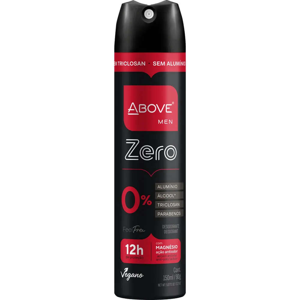 Desodorante Above Masculino 150ml Aerossol Feel Free — Above | Farmácia Resyla