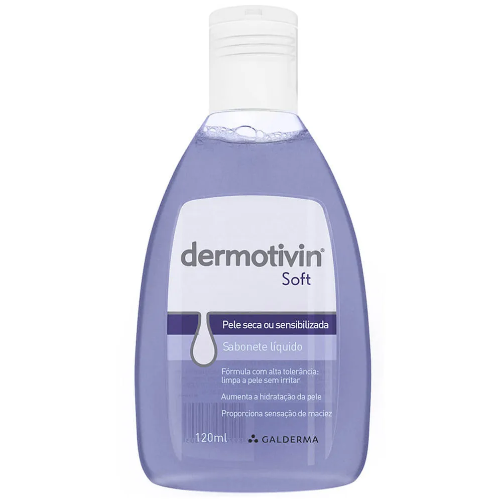 Dermotivin Soft Sabonete Líquido Para Pele Seca 120ml — | Farmácia Resyla