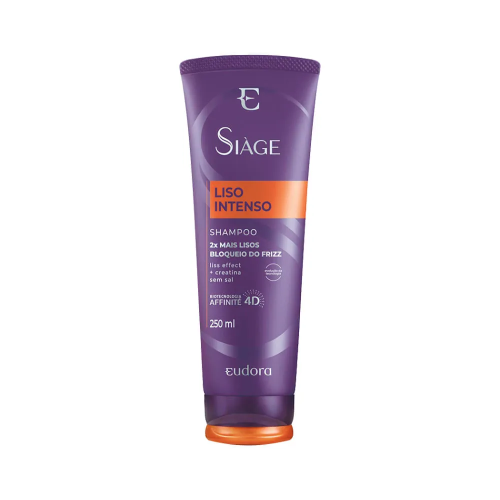 Shampo Eudora Siage Liso Intenso 250ml — Eudora | Farmácia Resyla