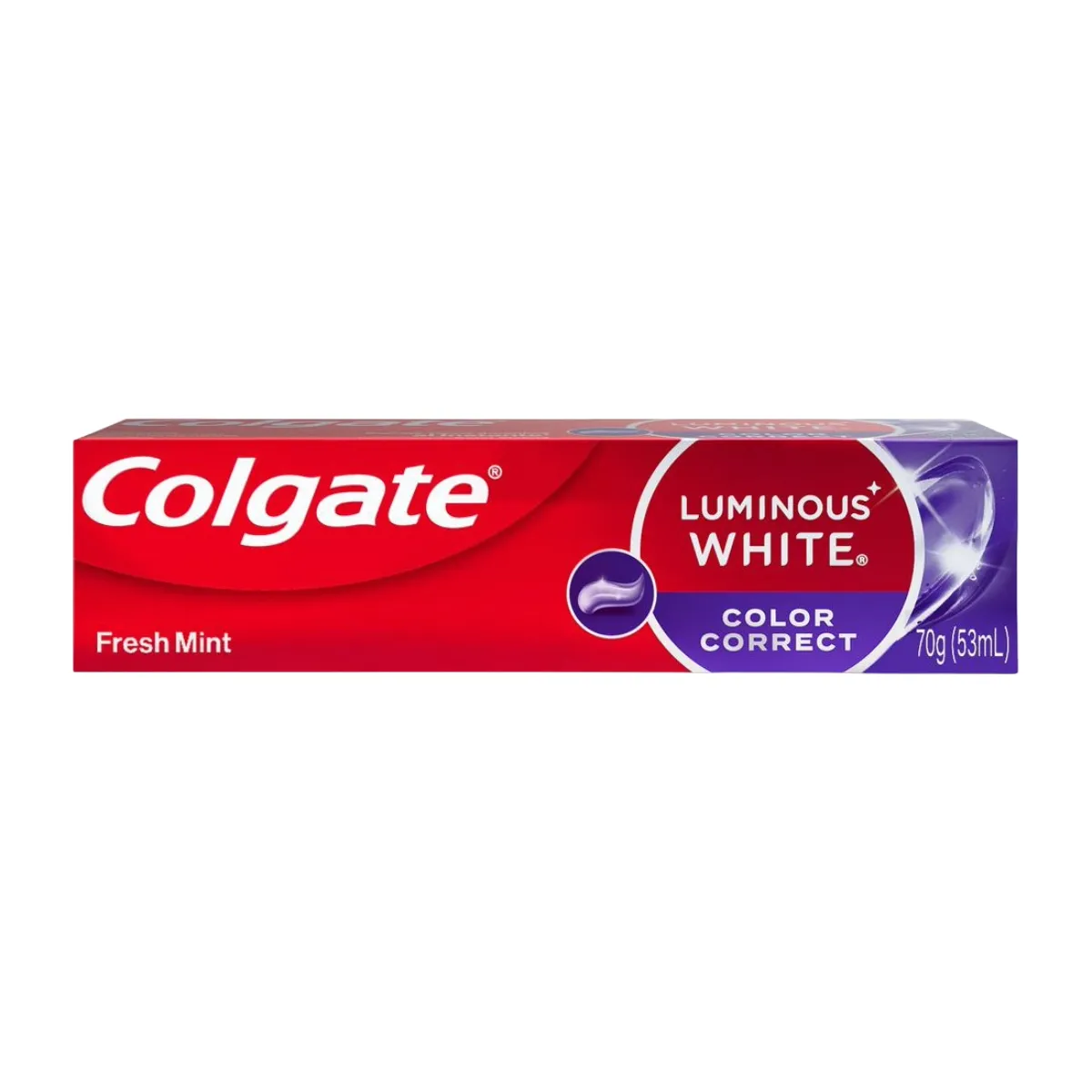 Creme Dental Colgate Luminous White Color Correct Fresh Mint 70g — Colgate | Farmácia Resyla