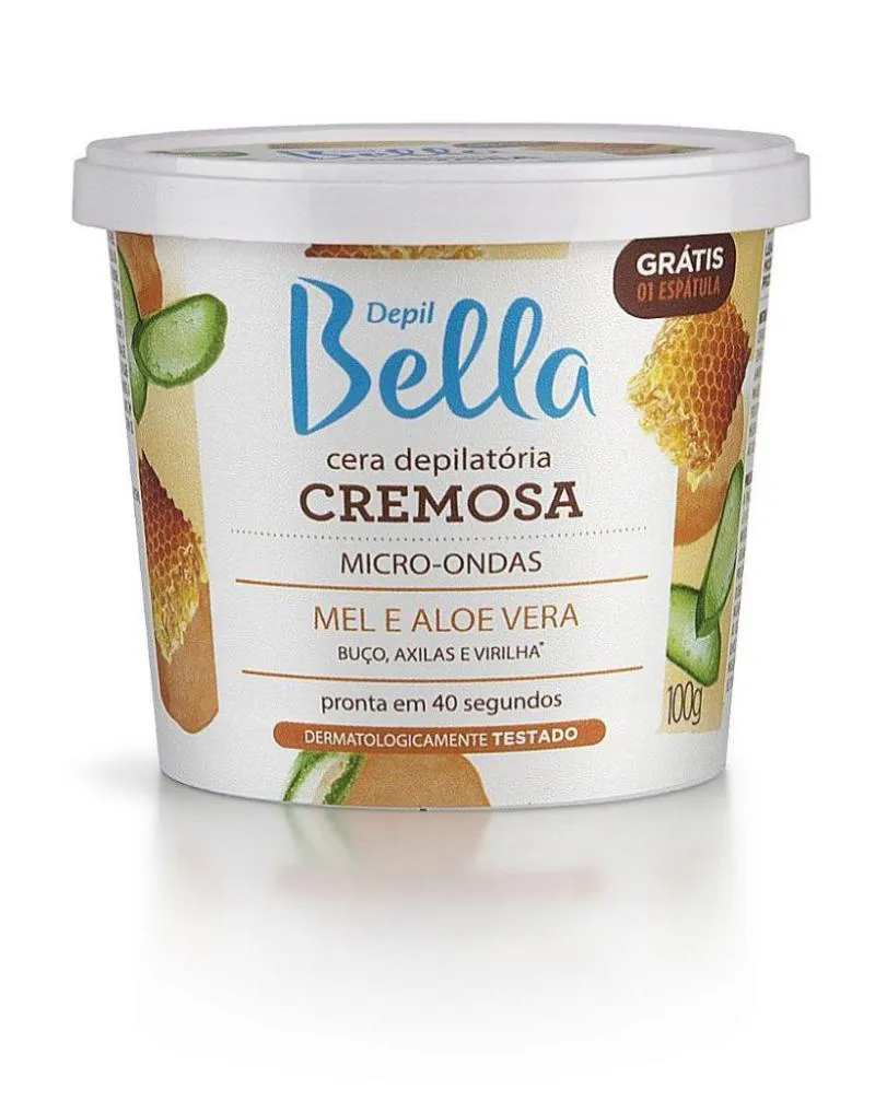 Cera Micro Ondas Depil Bella Mel 100g Ref:1326 — | Farmácia Resyla