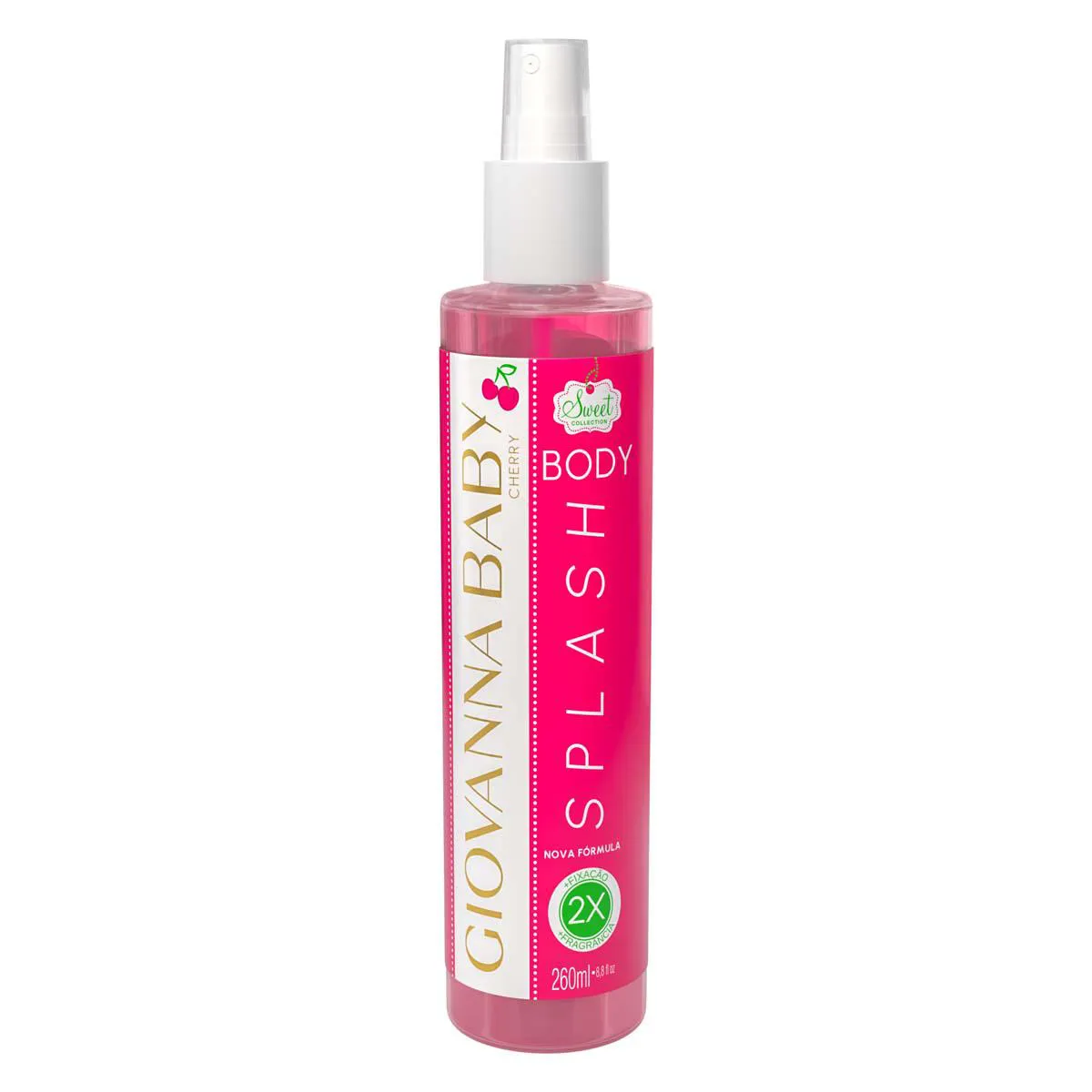 Body Splash Desodorante Corporal Giovanna Baby Cherry com 260ml — Giovanna Baby | Farmácia Resyla