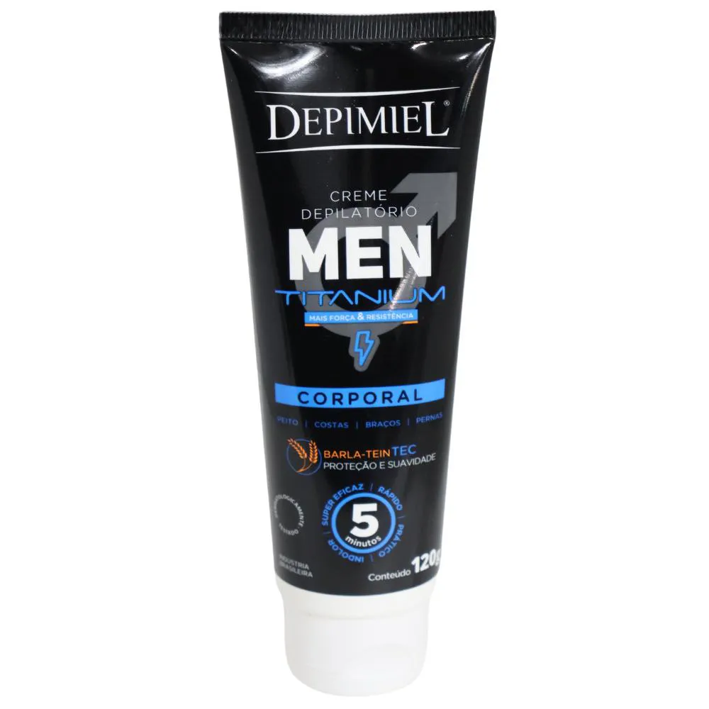 Creme Depilatória Depimiel Men Corporal Masculino Homem 120g — | Farmácia Resyla