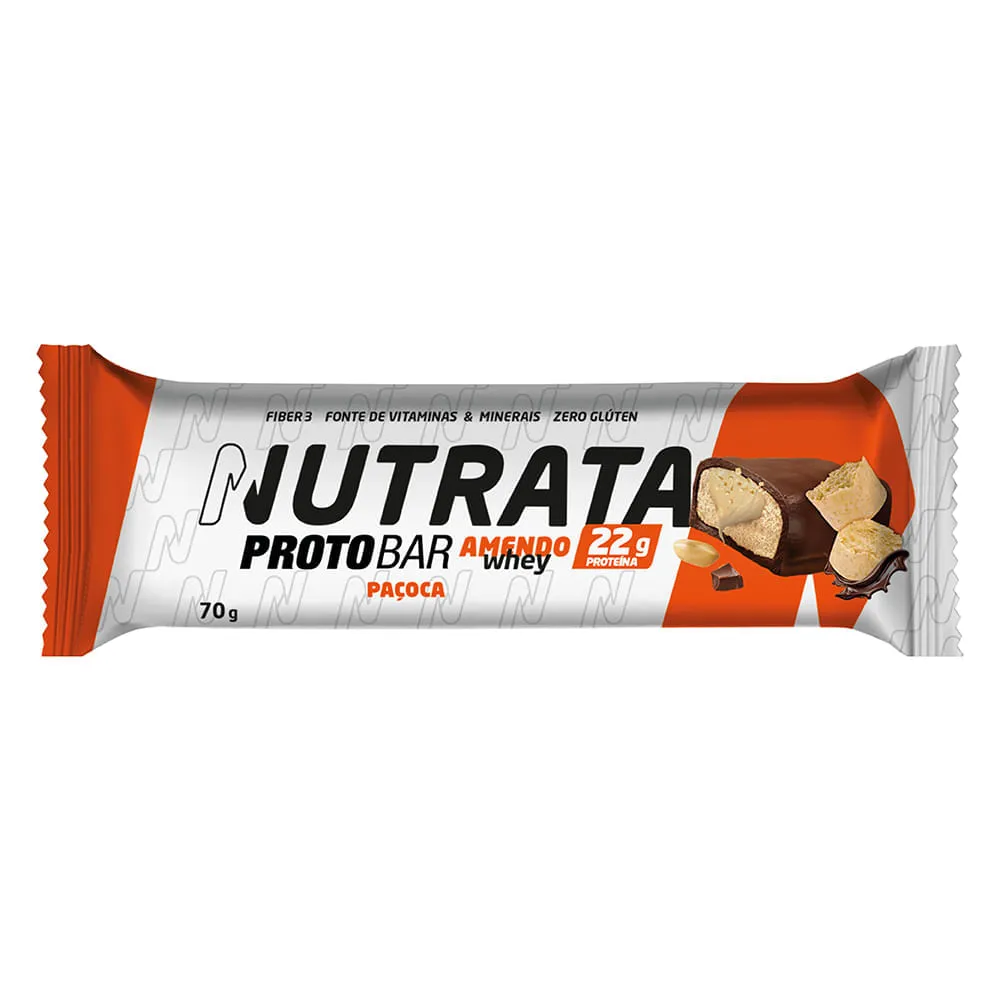 Barra De Proteína Nutrata Protobar Amendo Whey 70g — Nutrata | Farmácia Resyla