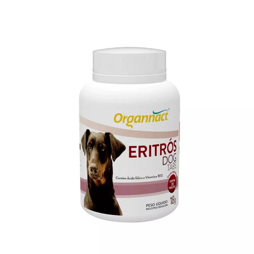 Suplemento Organnact Eritros Tabs para Cães 18Gr — | Farmácia Resyla