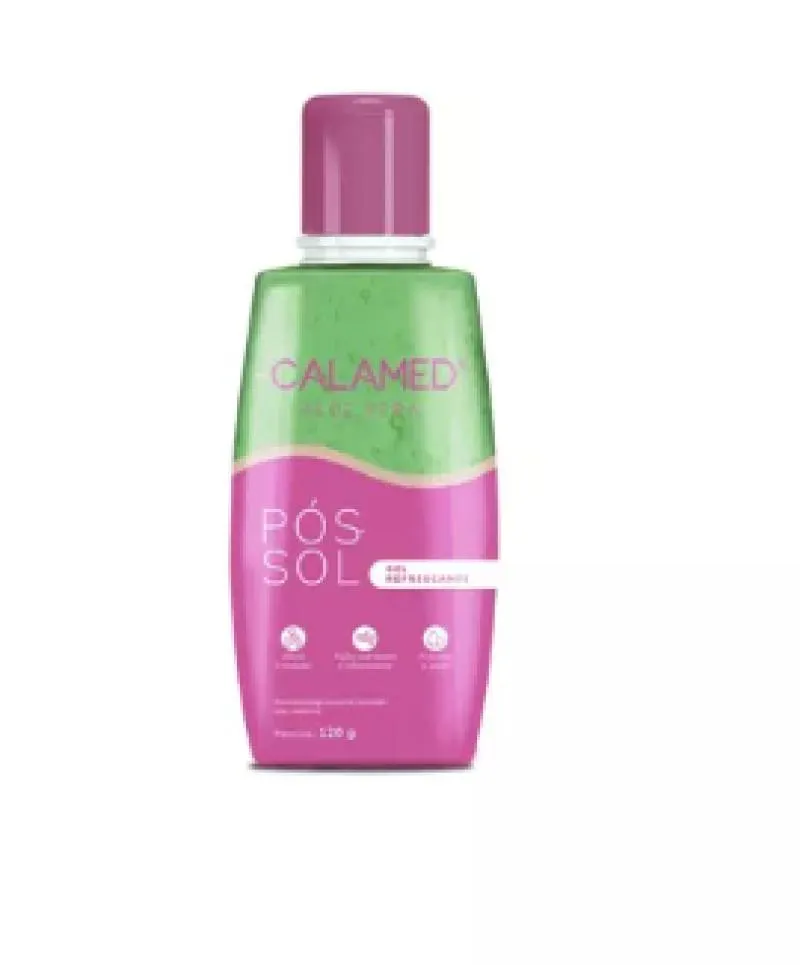 Pós-sol em Gel Aloe Vera Calamed Frasco 120g — | Farmácia Resyla
