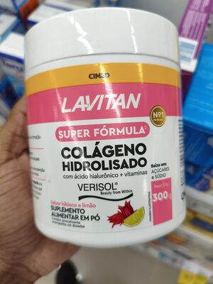 Colágeno Hidrosilado Lavitan Morango 300g — | Farmácia Resyla