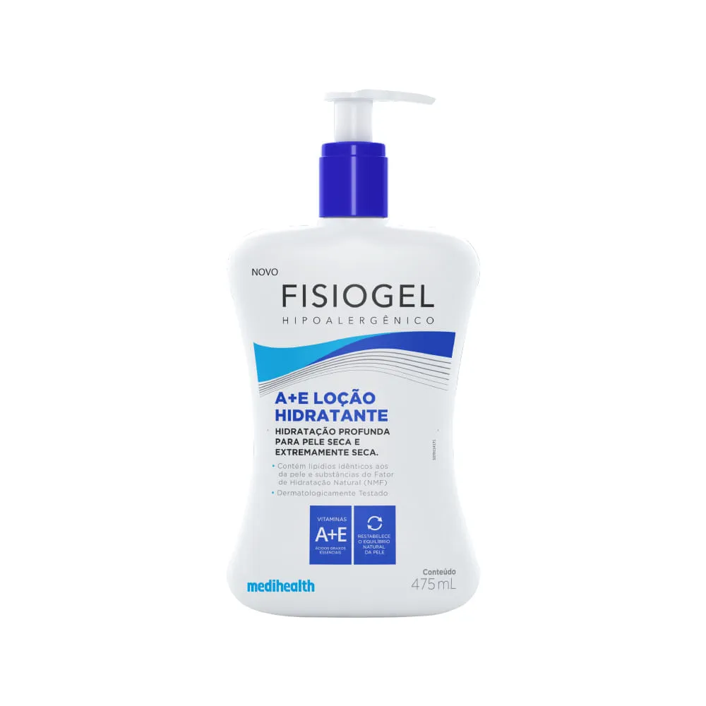 Hidratante Fisiogel 475ml Locao Pump — Fisiogel | Farmácia Resyla