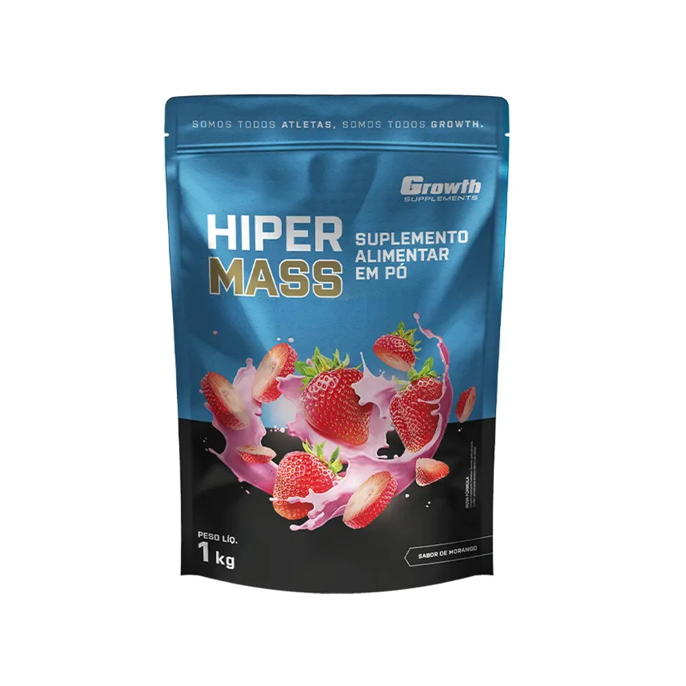 Hiper Mass 1Kg Sabor Morango — | Farmácia Resyla