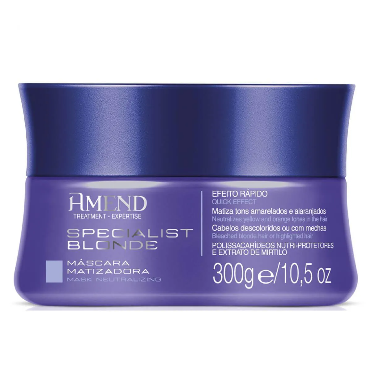 Máscara Capilar Cabelo Loiro Amend Specialist Blonde 300g — Amend | Farmácia Resyla