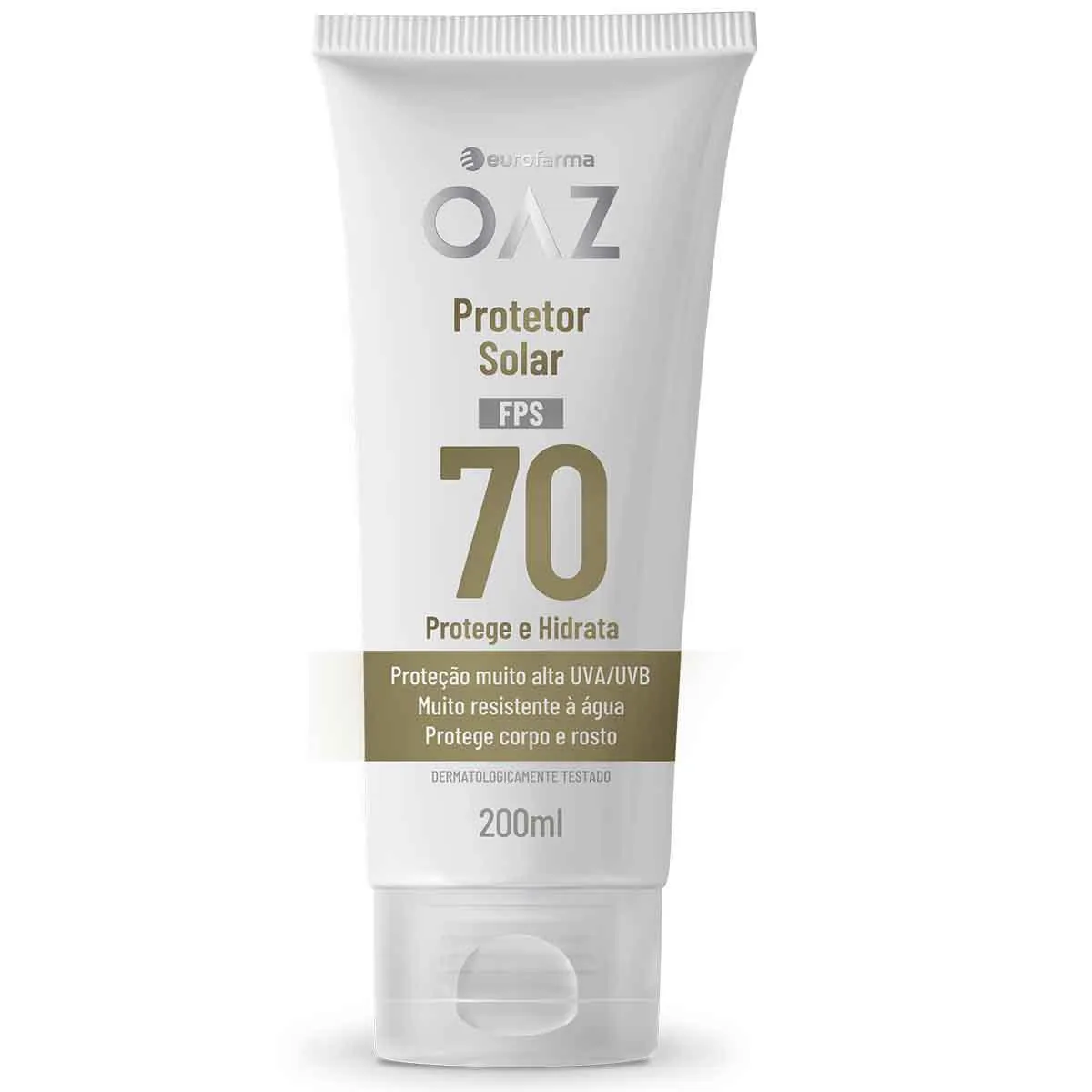 Protetor Solar OAZ FPS 70 200ml — | Farmácia Resyla