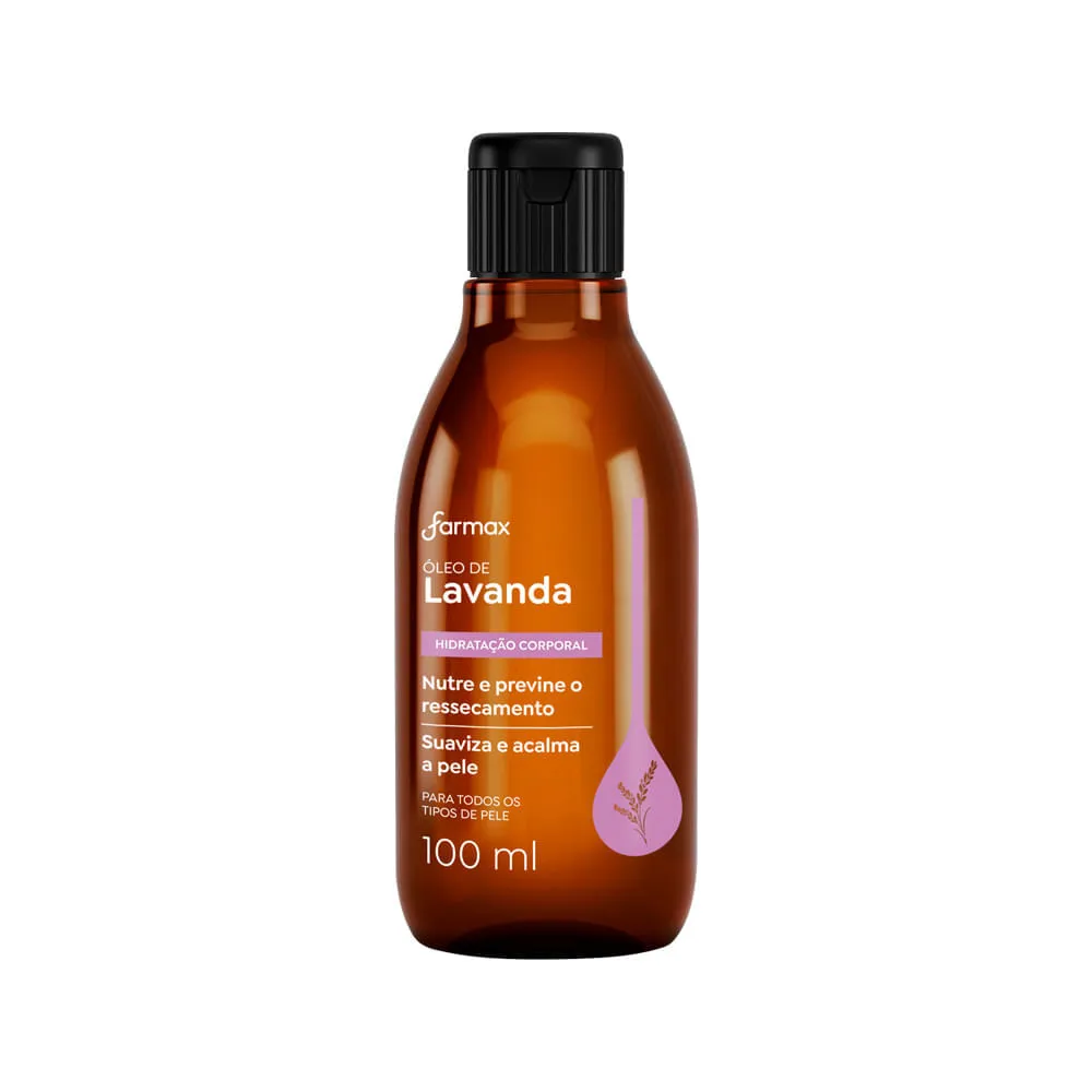 Oleo Corporal Farmax 100ml Lavanda — | Farmácia Resyla
