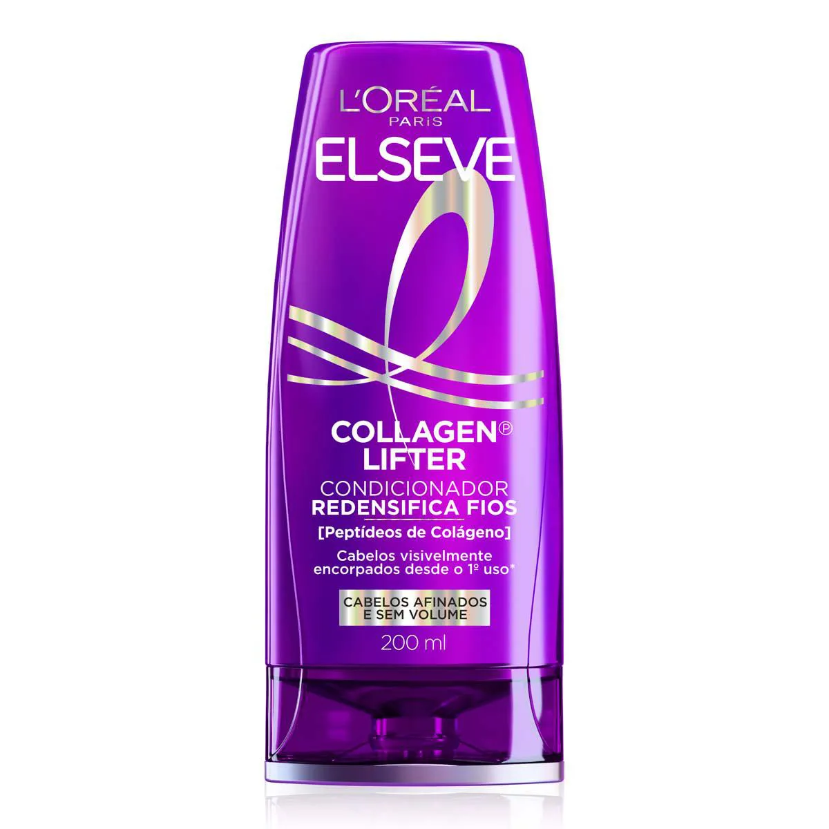 Condicionador Redensifica Fios Elseve Colágeno Lifter Redensificação e Maciez com Peptídeos de Colágeno 200ml — Elseve | Farmácia Resyla