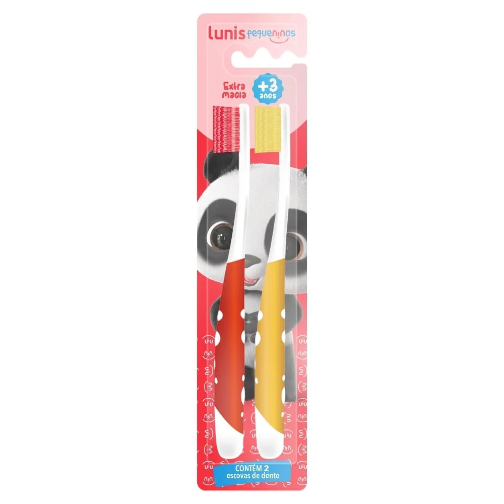 Escova De Dente Lunis Pequeninos Extra Macia 2 Unidades — | Farmácia Resyla