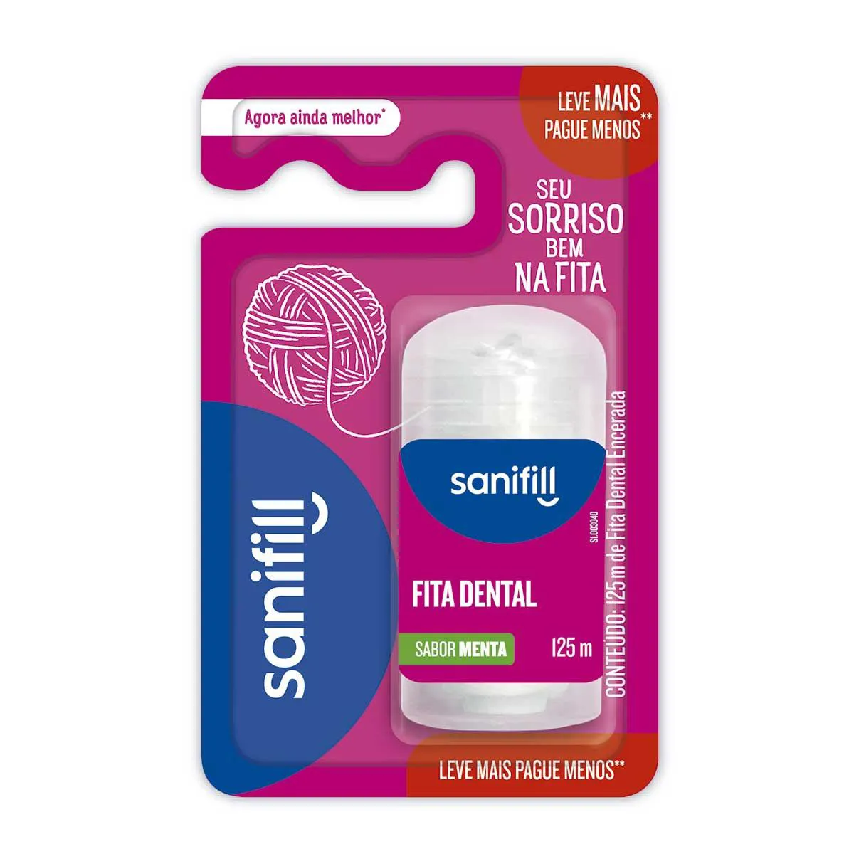 Fita Dental Sanifill com 1 unidade de 125m — | Farmácia Resyla