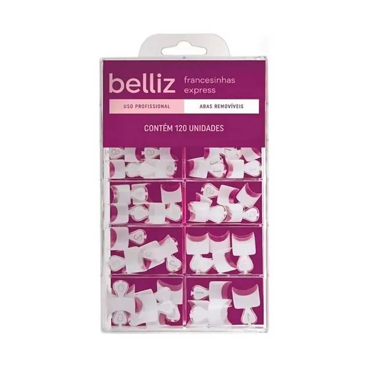 Unhas Postiças Belliz Francesinha Express 120 Unidades — Belliz | Farmácia Resyla