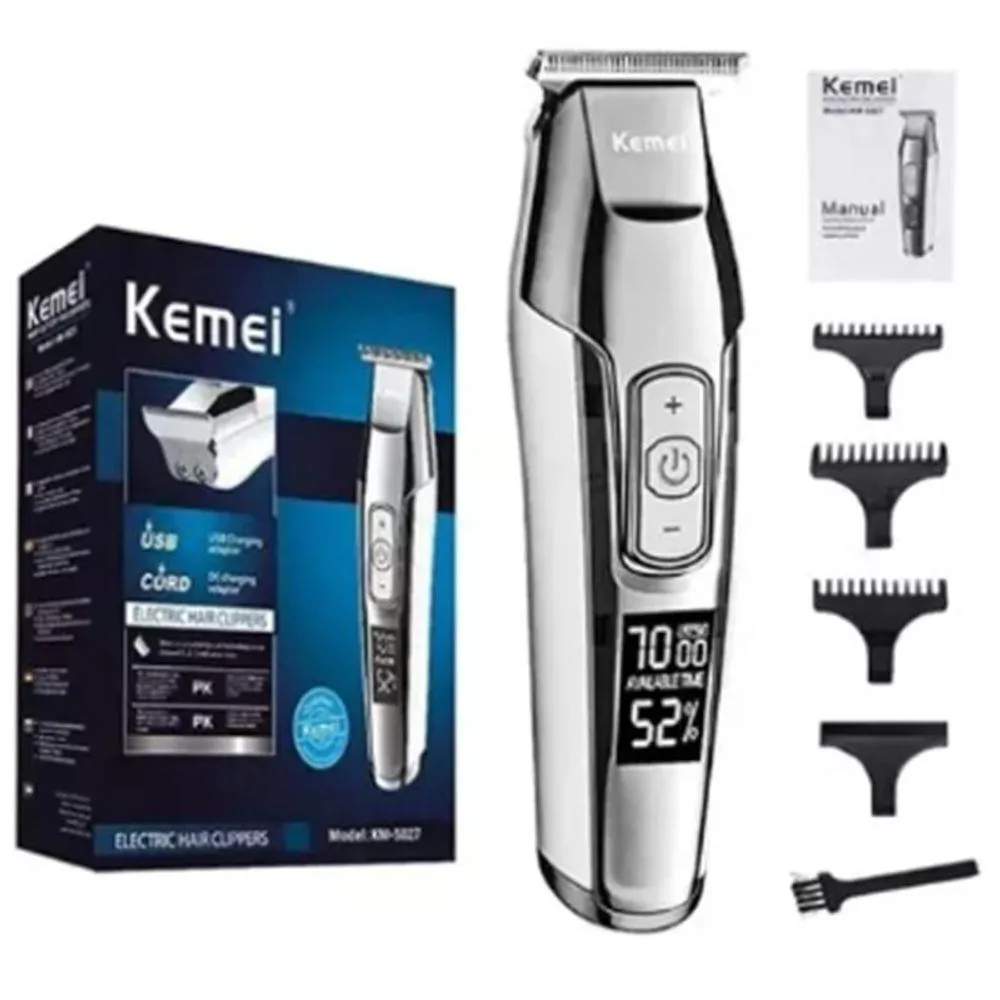 Cortador Cabelo Aparador Elétrico Digital Cortar Barba — | Farmácia Resyla
