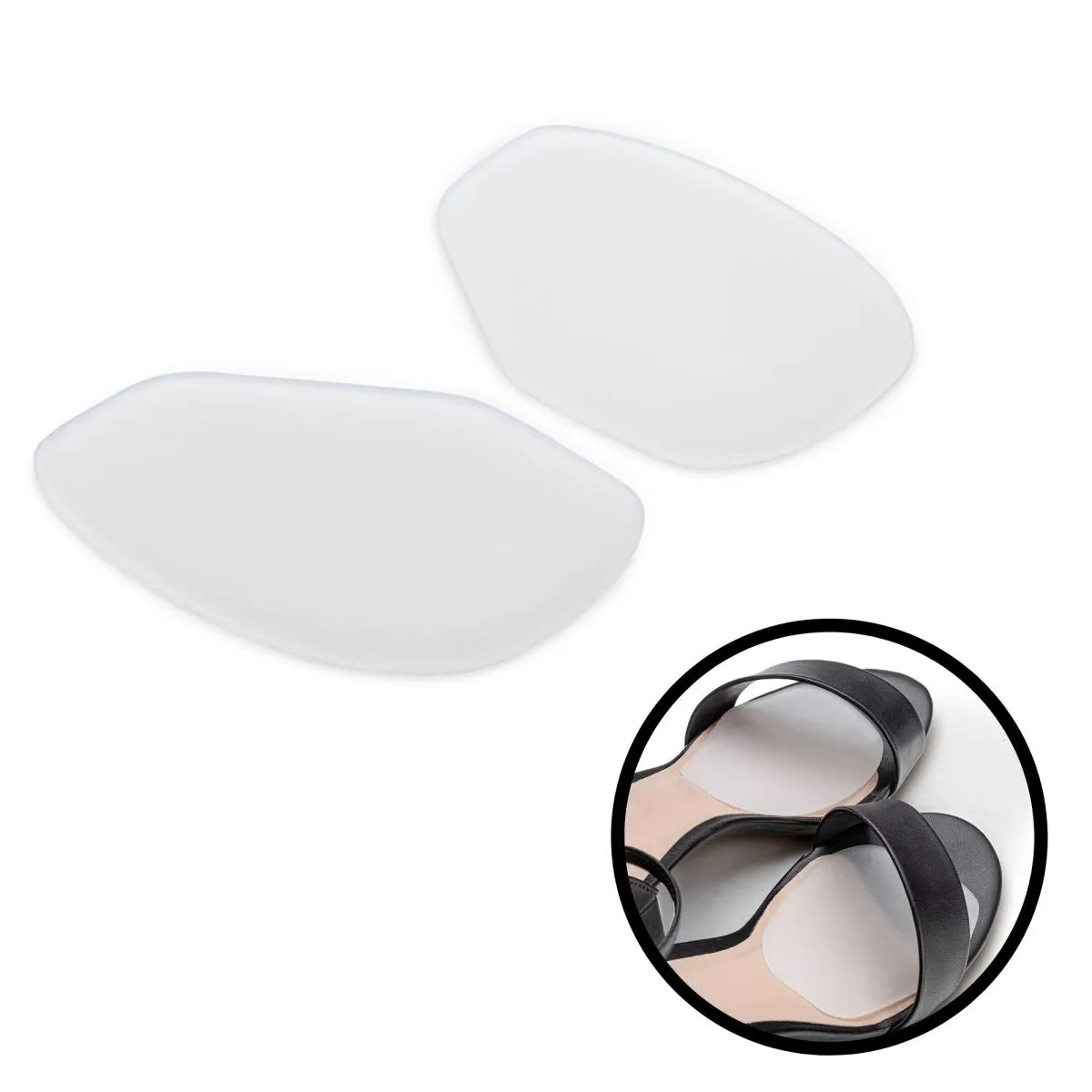 Palmilha de Silicone Apoio Plantar Salto Alto para Dor Hidrolight — | Farmácia Resyla