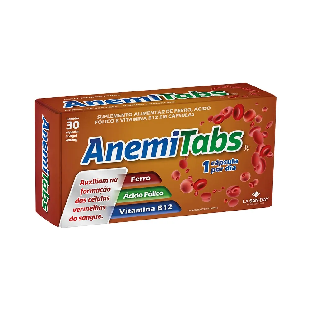 Anemitabs Com 30 Capsulas — | Farmácia Resyla