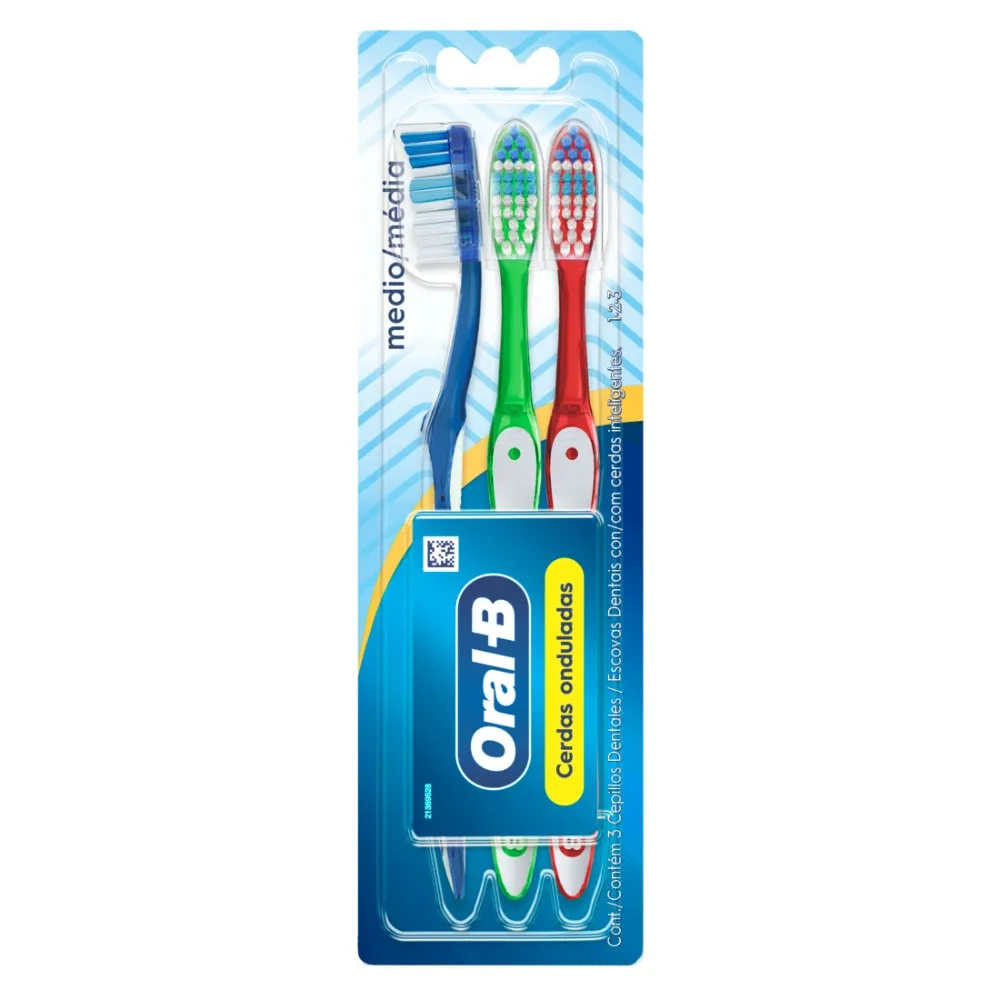 Escova Dental Oral-b 1.2.3 Com 3 Clean — Oral-B | Farmácia Resyla