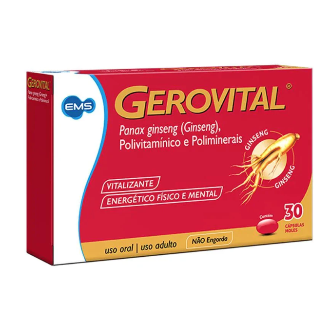 Polivitamínico Gerovital 30 cápsulas — | Farmácia Resyla