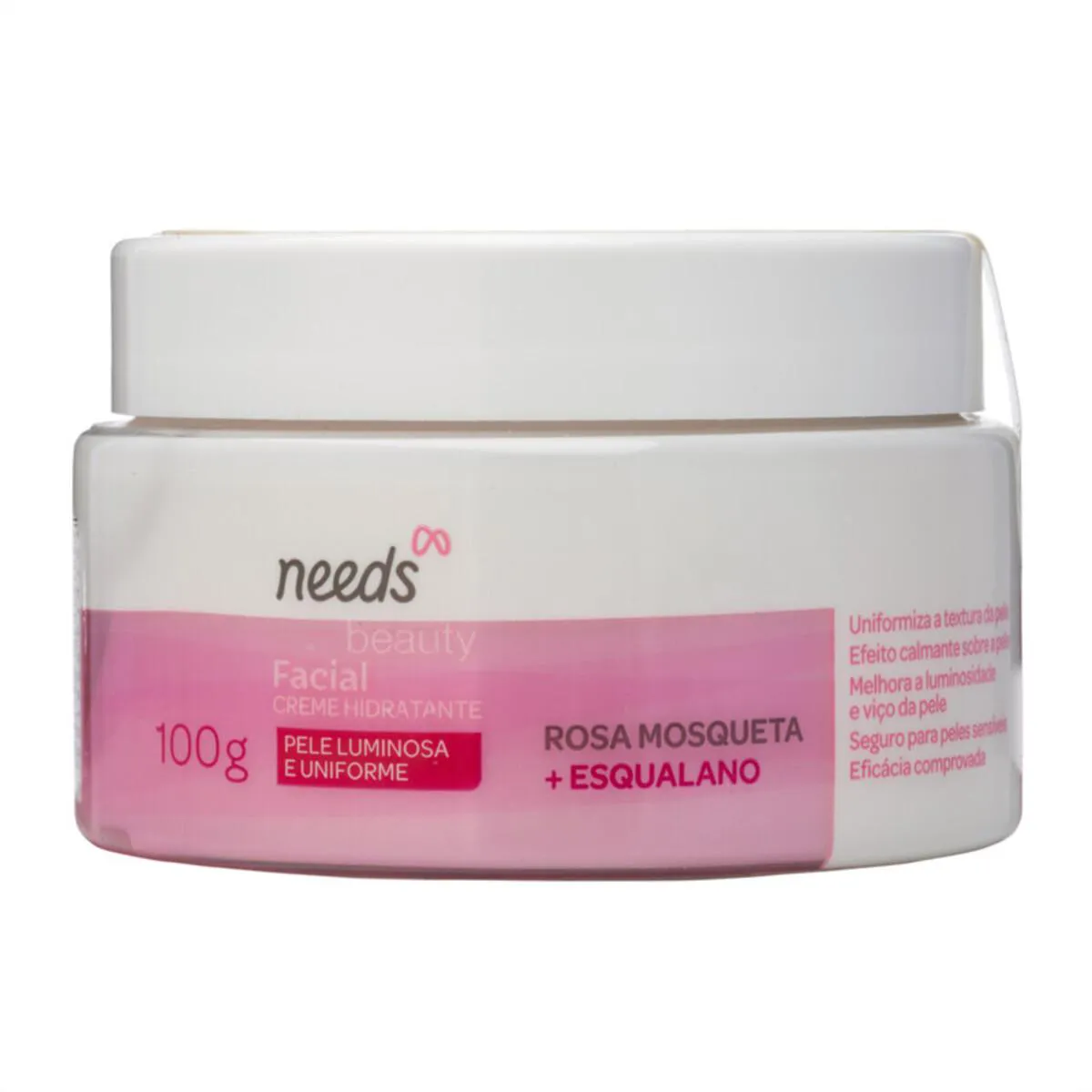 Creme Hidratante Facial Needs Beauty Rosa Mosqueta 100g — Needs Beauty | Farmácia Resyla