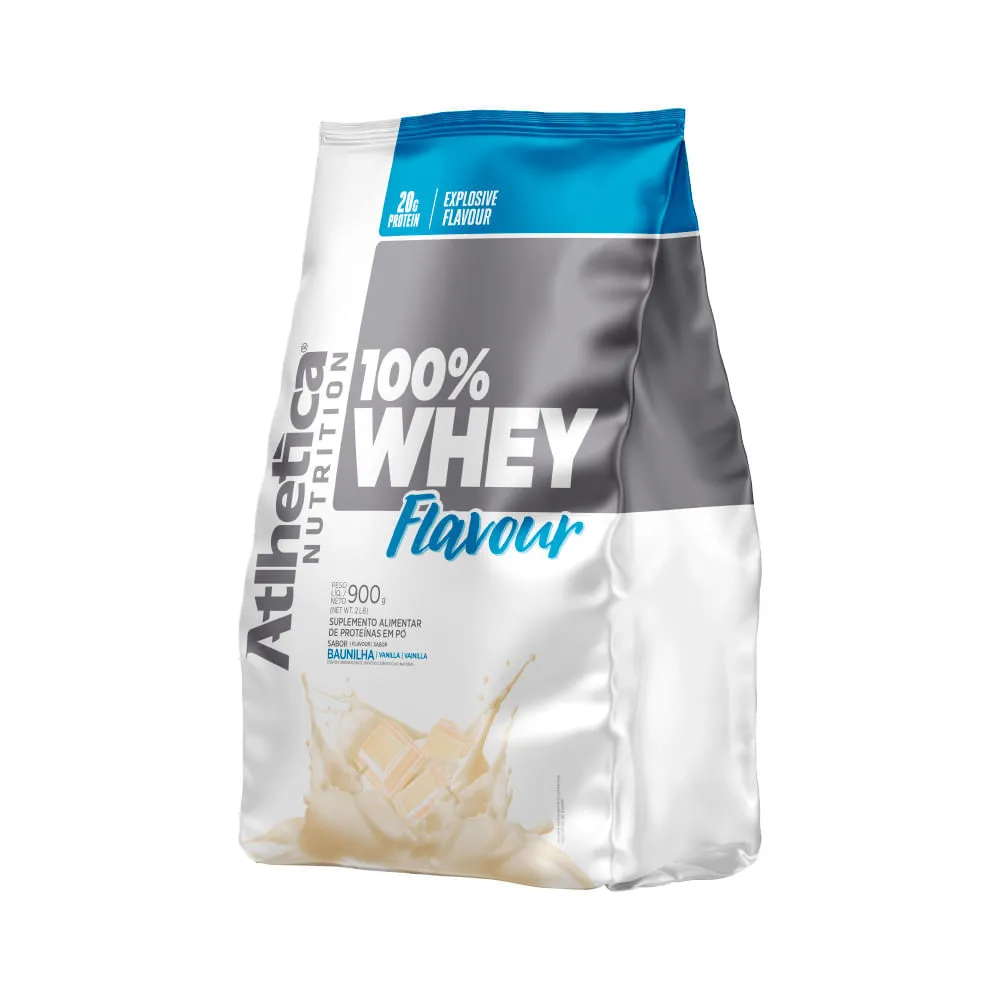 Atlhetica 100% Whey Flavour 900gr Baunilha Refil — | Farmácia Resyla