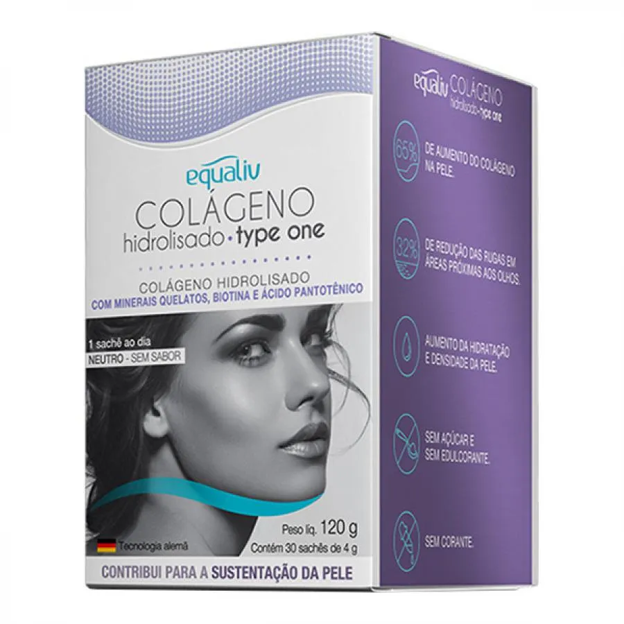 Equaliv Colageno Com 30 Saches Type One — | Farmácia Resyla