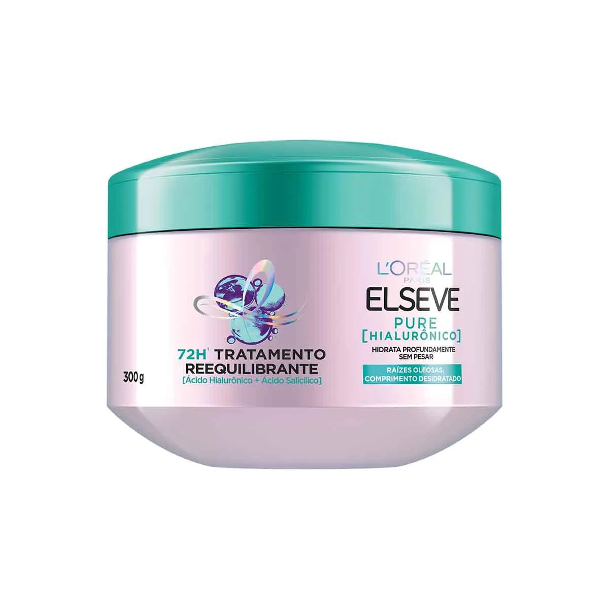 Creme de Tratamento Elseve Pure Hialurônico Máscara Hidratante com Ácido Hialurônico 300g — Elseve | Farmácia Resyla