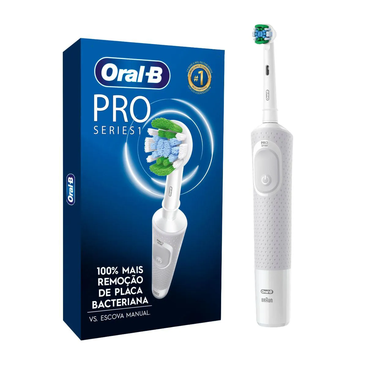 Escova de Dente Elétrica Oral-B PRO Series 1 110V 1 unidade — Oral-B | Farmácia Resyla