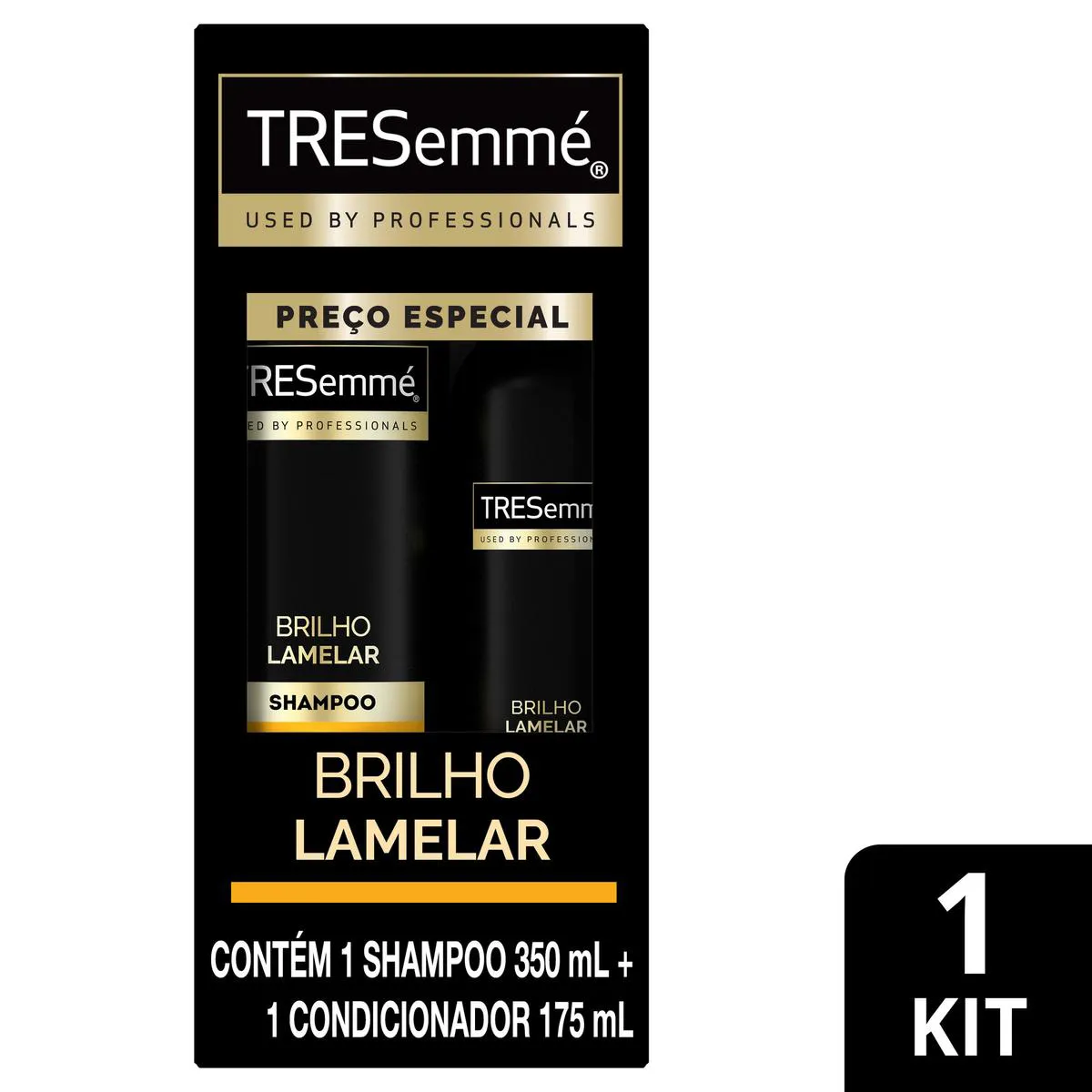 Kit TRESemmé Brilho Lamelar Shampoo 350ml + Condicionador 175ml — Tresemmé | Farmácia Resyla