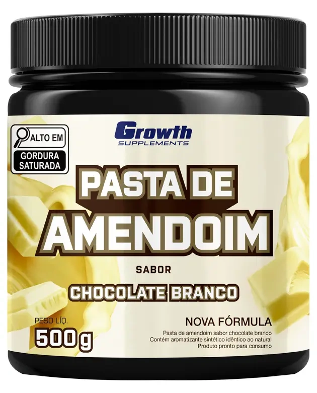 Pasta De Amendoim Sabor Chocolate Branco 500g — | Farmácia Resyla