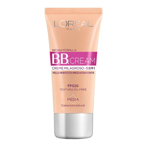 Base BB Cream L’Oréal Paris 5 em 1 Dermo Expertise Cor Média FPS 20 30ml — L'Oréal Paris | Farmácia Resyla