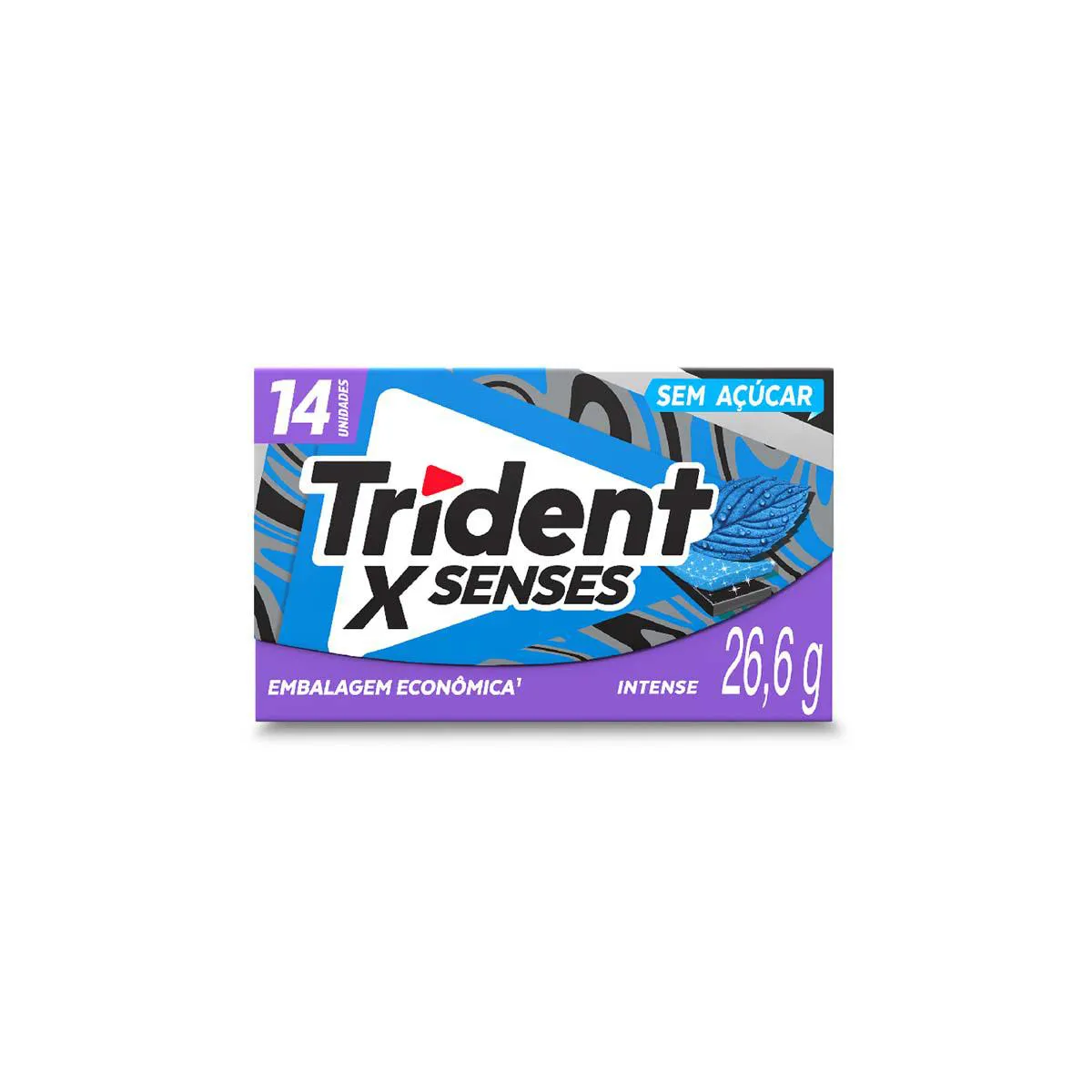 Goma de Mascar Trident Fresh Intense Sem Açúcar 26,6g — Trident | Farmácia Resyla