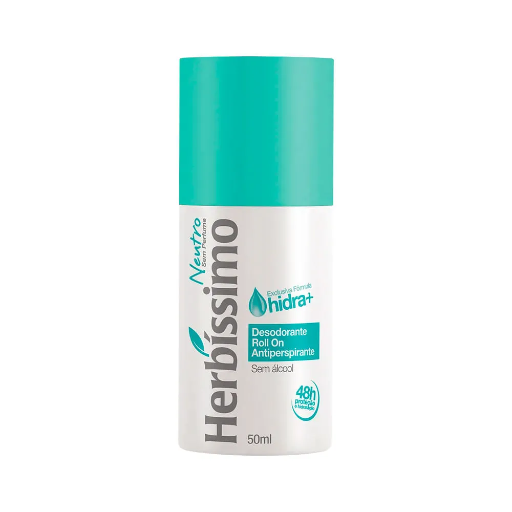 Desodorante Roll On Herbissimo Neutro 50ml — | Farmácia Resyla
