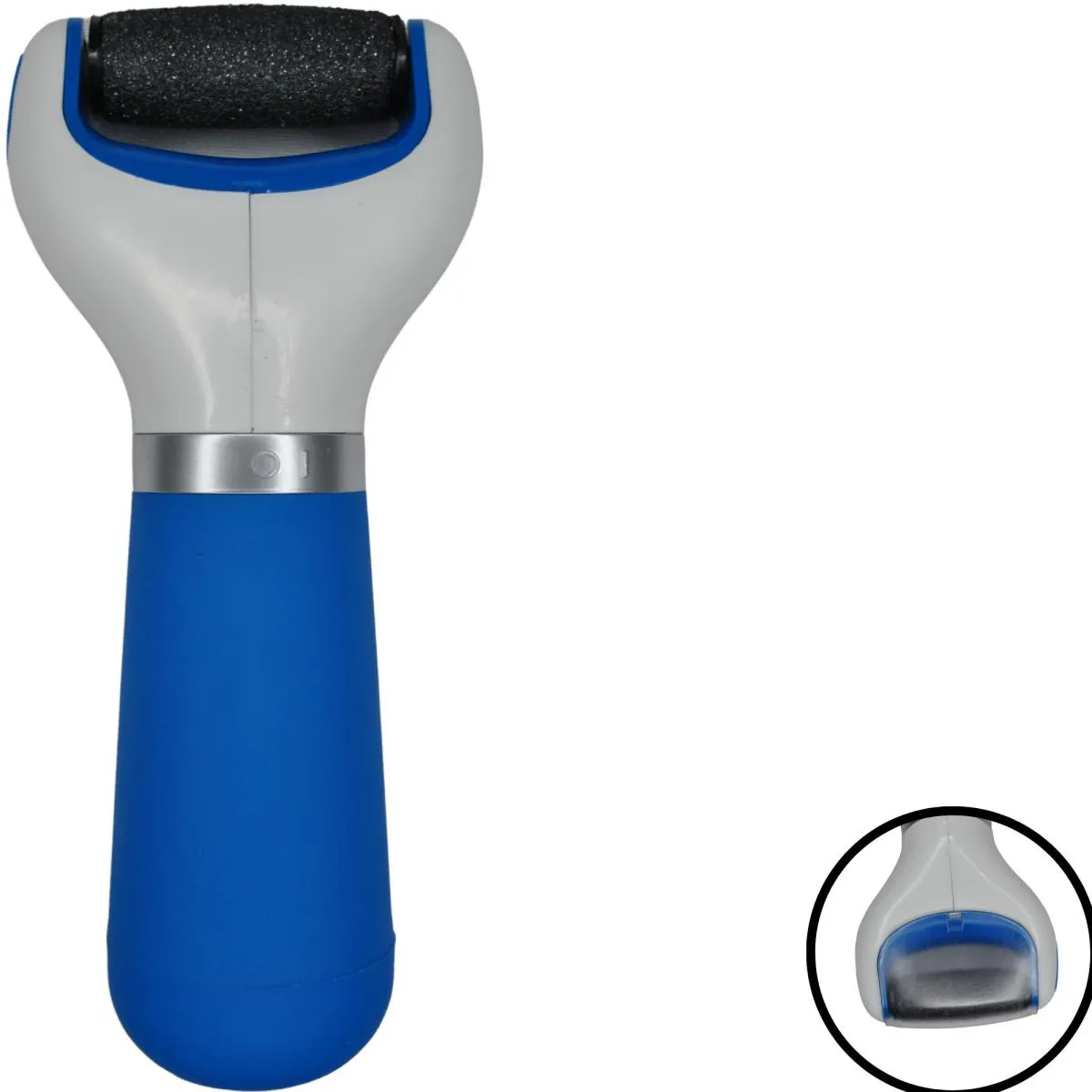Esfoliador Calo Elétrico para Pés Portatil Azul Supermedy — | Farmácia Resyla