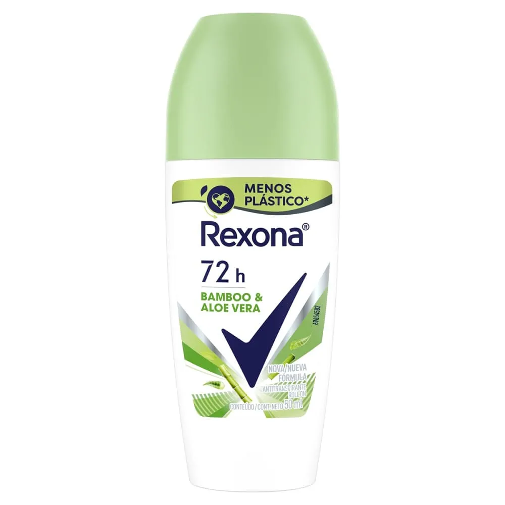 Desodorante Rexona Feminino Roll On Bamboo 50ml — Rexona | Farmácia Resyla