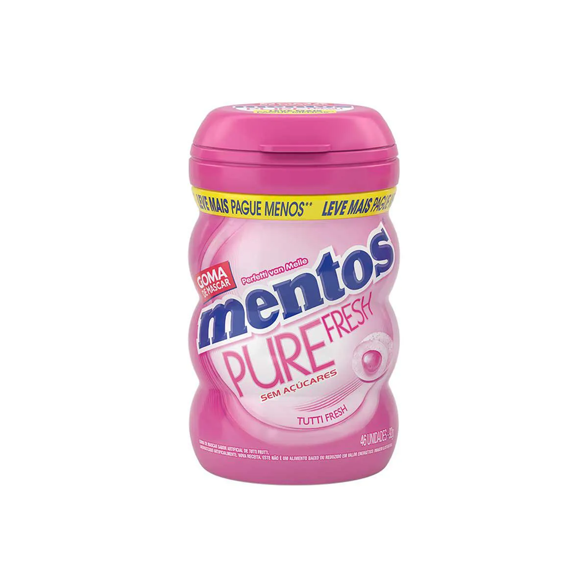 Goma de Mascar Mentos Pure Fresh Tutti Fresh 46 unidades — | Farmácia Resyla