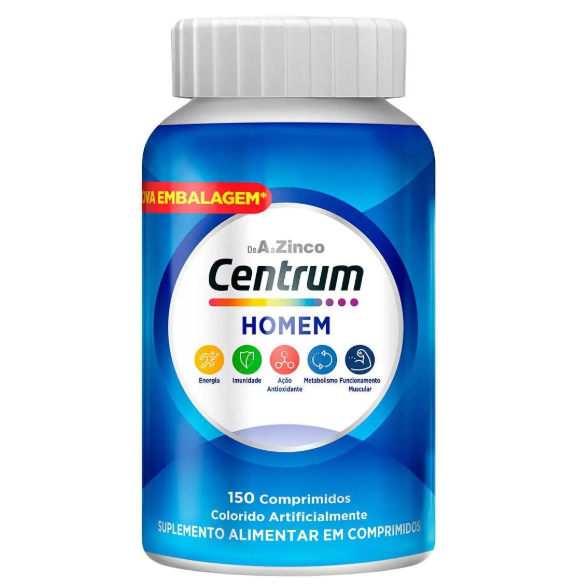 Suplemento Alimentar Centrum Homem 150 Comprimidos — Centrum | Farmácia Resyla